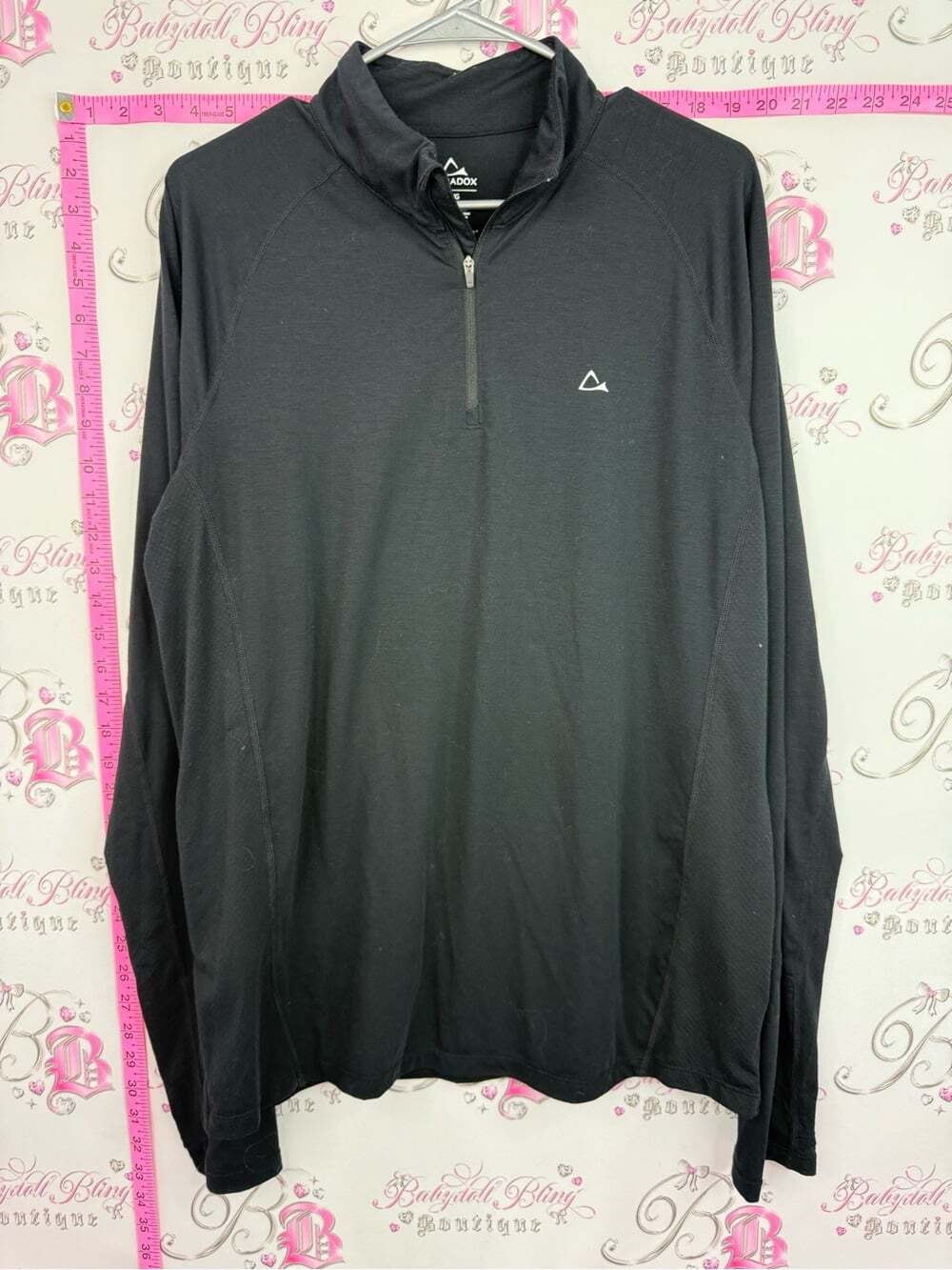 Paradox sweater Black Quarter-Zip Performance Pullover